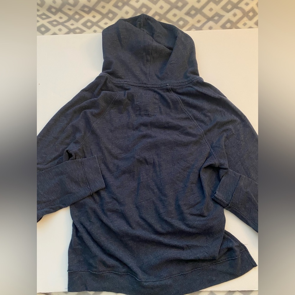 Y2K Hollister navy blue pull over hoodie - Picture 4 of 4